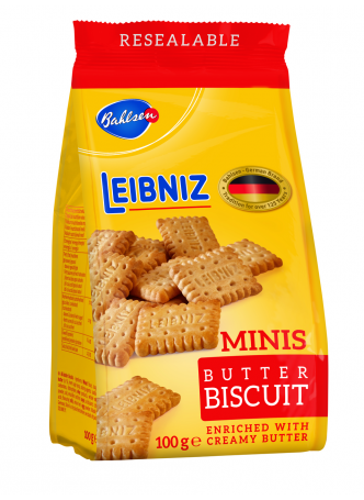 Печенье Bahlsen Leibniz Minis Butter Biscuits сливочное 100 г