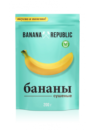Бананы сушеные BANANA REPUBLIC, 200 г оптом