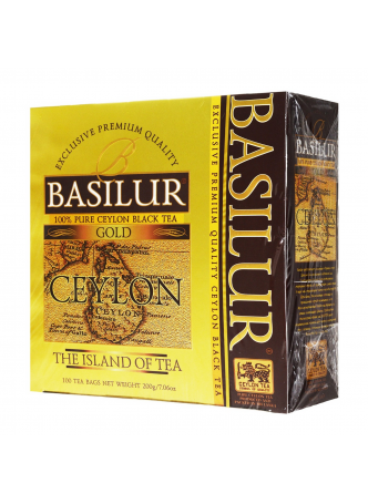 Чай пакетированный BASILUR Ceylon, 100х2 г оптом