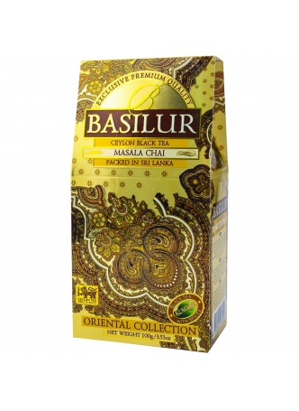 Чай черный BASILUR Masala Chai листовой, 100г оптом