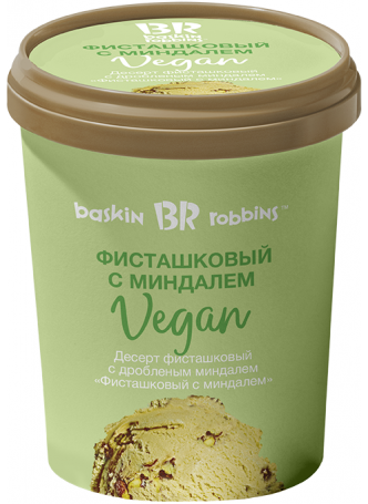Десерт шоколадный Baskin Robbins Vegan, 300г БЗМЖ