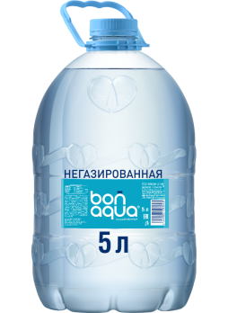 Вода BonAqua питьевая негазированная 5л