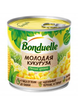 Кукуруза молодая BONDUELLE, 425мл