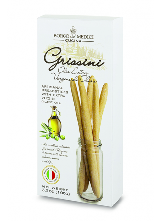 Хлебные палочки BORGO DE MEDICI Grissini с оливковым маслом, 100 г оптом