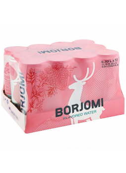 Напиток Borjomi Flavored Water земляника и травы без сахара 330 мл