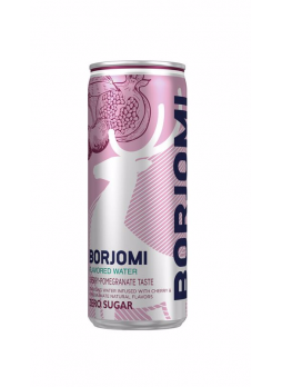 Напиток Borjomi Flavored Water Вишня-Гранат без сахара 330 мл