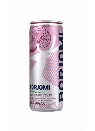 Напиток Borjomi Flavored Water Вишня-Гранат без сахара 330 мл