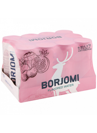 Напиток Borjomi Flavored Water Вишня-Гранат без сахара 330 мл оптом