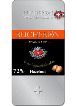 Шоколад BUCHERON горький с фундуком, 100г