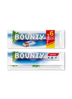 Шоколадный батончик Bounty 6*27,5г