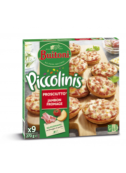 Пицца Buitoni PICCOJINIS Prosciutto Ветчинная, 270г