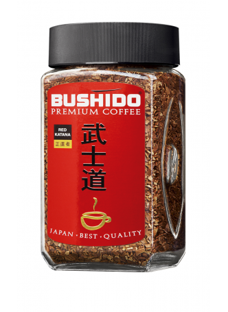 BUSHIDO Кофе растворимый сублимированный Red Katana 100г оптом