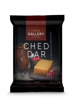 Сыр полутвердый Cheese Gallery Cheddar красный 50%, 200г