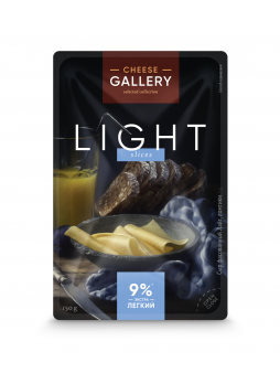 Сыр CHEESE GALLERY Light нарезка 20%, 150г БЗМЖ