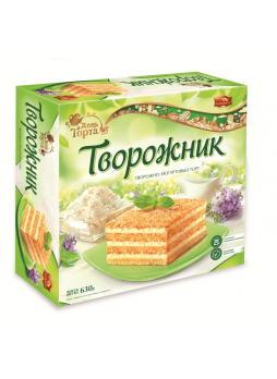 Торт ЧЕРЕМУШКИ Творожник творожно-йогуртовый, 630г