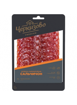 Черкизовский Колбаса сырокопченая Сальчичон в нарезке, 100г