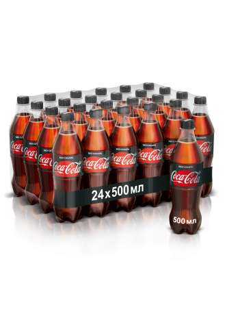 Coca-Cola Zero Напиток газированный безалкогольный без калорий 0.5л оптом