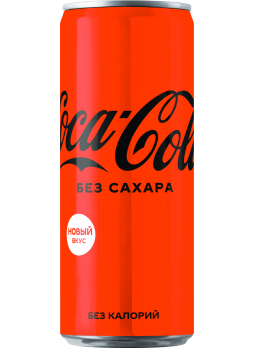 Газированный напиток Coca-Cola Zero 0,33л