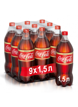 Газированный напиток Coca-Cola Vanilla, 1,5л