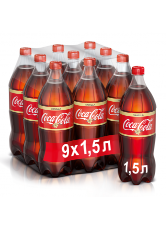 Газированный напиток Coca-Cola Vanilla, 1,5л оптом