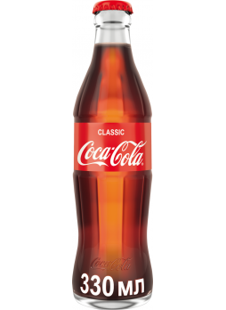 Газированный напиток Coca-Cola 0,33л (стекло)