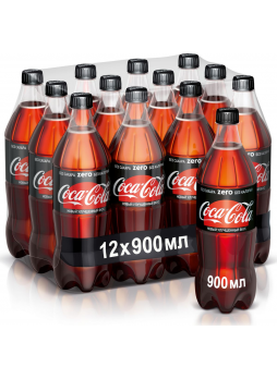 Напиток газированный Coca-Cola Zero, 0,9л