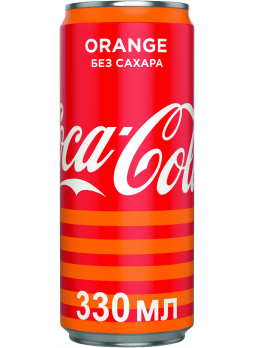 Газированный напиток Coca-Cola Orange Zero 0,33л
