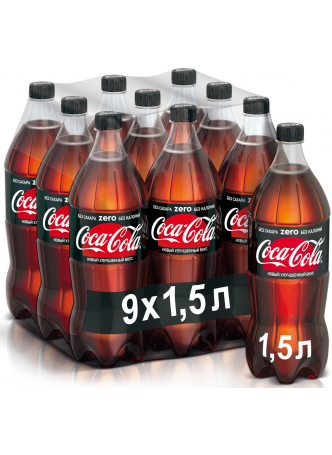 Напиток COCA-COLA Zero апельсин пэт, 1,5л