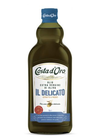 Оливковое масло extra Vergine Costa D"oro delicato, 1л оптом
