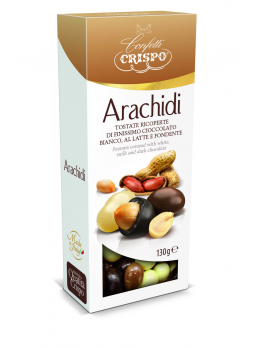 Арахис в молочном и темном шоколаде CRISPO, 130г