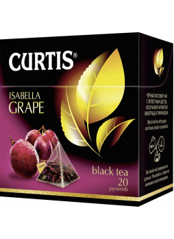 Чай черный CURTIS Isabella Grape пирамидки, 20x1,8г