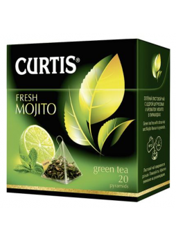 Чай зеленый CURTIS Fresh Mojito, 20x1,8г