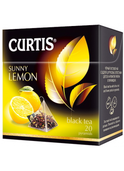 Чай Curtis Sunny Lemon черный ароматизированный, 20*1,7г