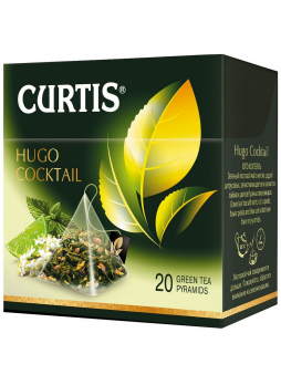 Чай зеленый CURTIS Hugo Cocktail пирамидки, 20x1,8г
