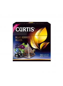 Чай черный CURTIS Blue Berries Blues пирамидки, 20x1,8г
