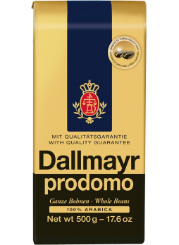 Dallmayr Кофе в зернах натуральный жареный Prodomo 500г