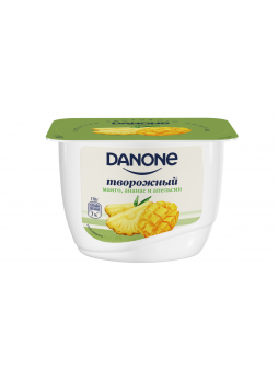 Продукт творожный Danone манго-ананас-апельсин 3,6%, 170г БЗМЖ