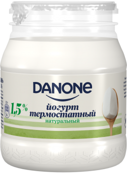 Йогурт DANONE термостатный густой 1,5%, 250 г