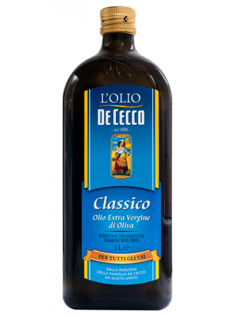Масло оливковое DE CECCO Еxtra virgin 100%, 1 л оптом