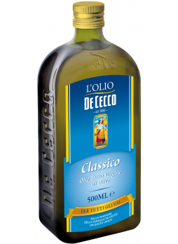 Масло оливковое De Cecco Extra Vergine Classico нерафинированное, 500 мл