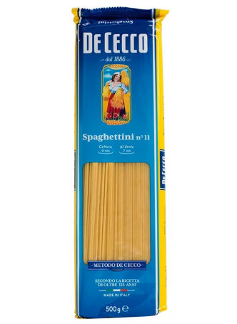 Макаронные изделия De Cecco Spaghettini No.11 спагетти 500г оптом