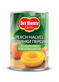 Del Monte Персики консервированные половинки в легком сиропе 420г