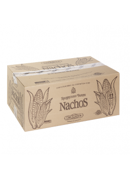 Чипсы DELICADOS Nachos кукурузные с кусочками лука и морской солью, 150 г