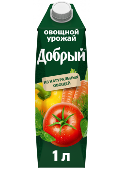 Нектар Добрый Уголки России Овощной микс 1л