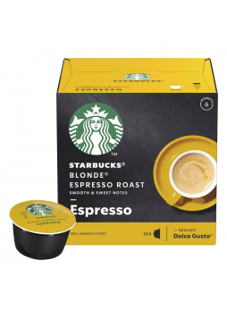 STARBUCKS Blonde Espresso Roast, кофе в капсулах для системы NESCAF? Dolce Gusto, 12 порций (12 капсул)