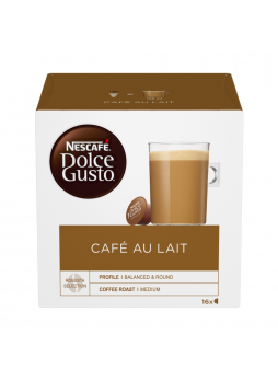 Кофе в капсулах Nescafe Dolce Gusto Cafe Au Lait, 16 капсул
