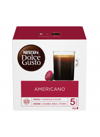 Кофе в капсулах Nescafe Dolce Gusto Americano, 16 капсул оптом