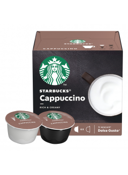 STARBUCKS Cappuccino, кофе в капсулах для системы NESCAF? Dolce Gusto, 6 порций (12 капсул)