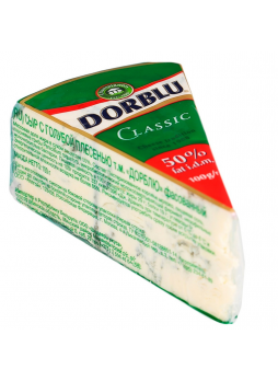 Сыр DORBLU Classic 50% с голубой плесенью, 100 г БЗМЖ