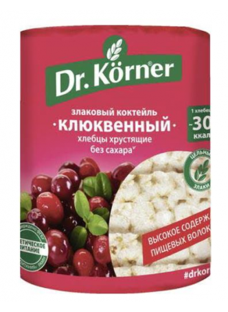 Dr.Korner Хлебцы злаковый клюквенный коктейль 100г